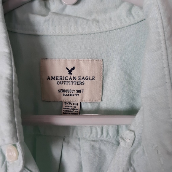 American Eagle Mens Size Small Button Down - Picture 3 of 5